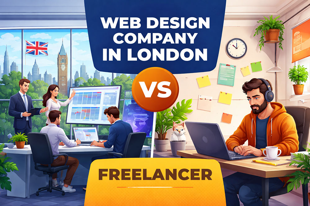 Web Design Company in London vs Freelancer